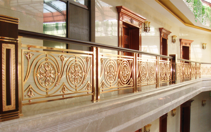 南京鋁藝圍欄過道護(hù)欄商場護(hù)欄HL-117