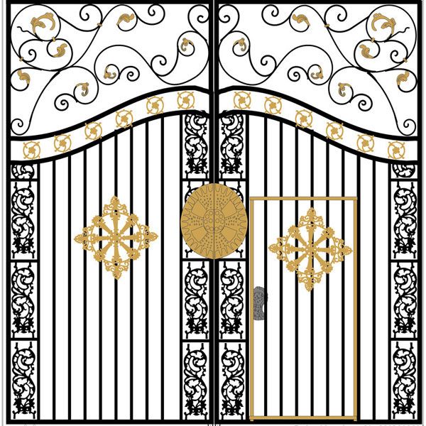 歐坤鐵藝大門M01908